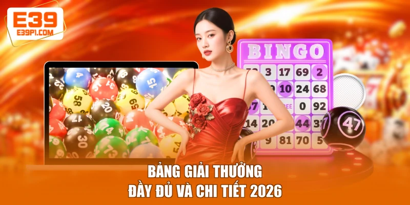 Bảng giải thưởng đầy đủ và chi tiết 2026