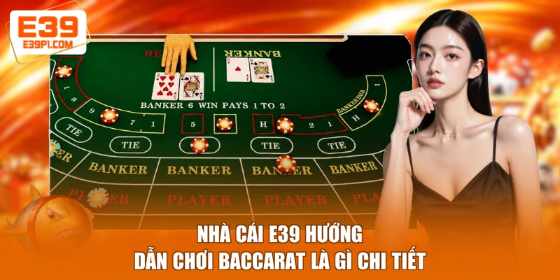 Nhà cái E39 hướng dẫn chơi Baccarat là gì chi tiết