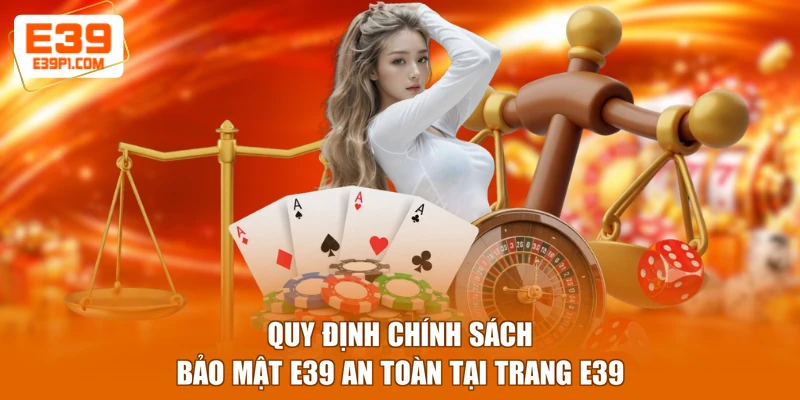 Quy định chính sách bảo mật E39 an toàn tại trang E39
