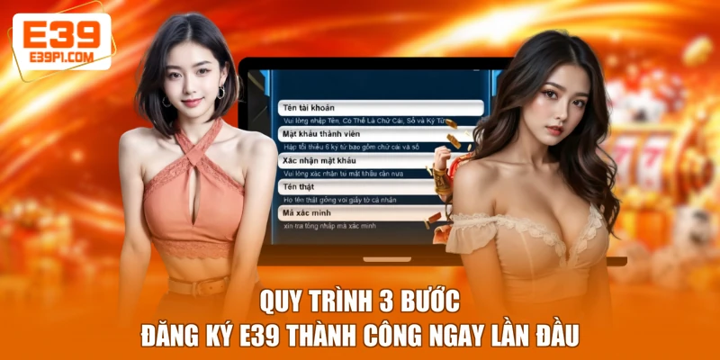 Quy trình 3 bước đăng ký E39 thành công ngay lần đầu tại E39